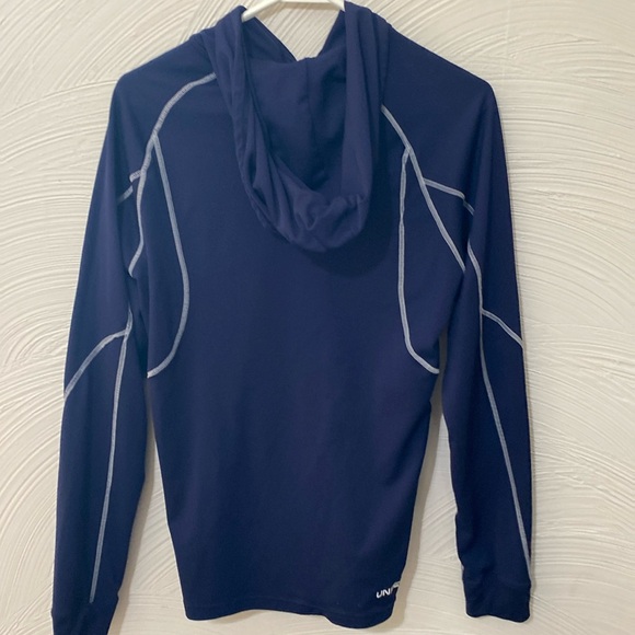 Under Armour full zip up jacket small long sleeve blue women's coat heat gear - Picture 5 of 6
